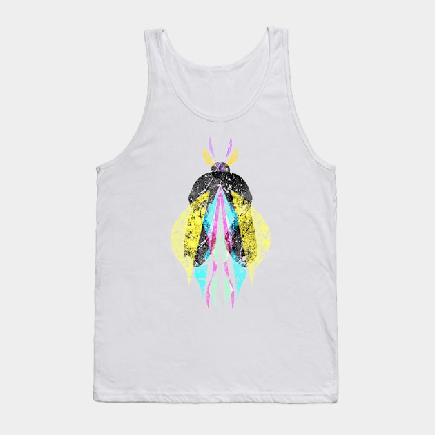 Insect fossil colorful design or beetles fossil Tank Top by LEMONEKO